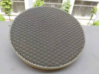 purificación de escape de cerámica de panal de sustrato circular