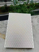 Decoraciones de cerámica de cerámica de panal de almacenamiento térmico cuadrado
